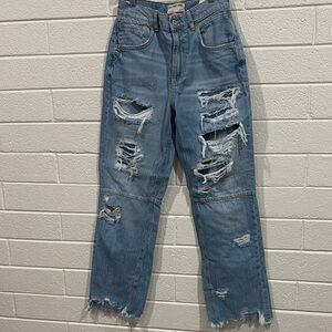 We The Free Curvy Lesson Learned High Rise Straight